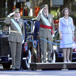 Los Reyes y los Príncipes de Asturias en los actos del Día de la Hispanidad