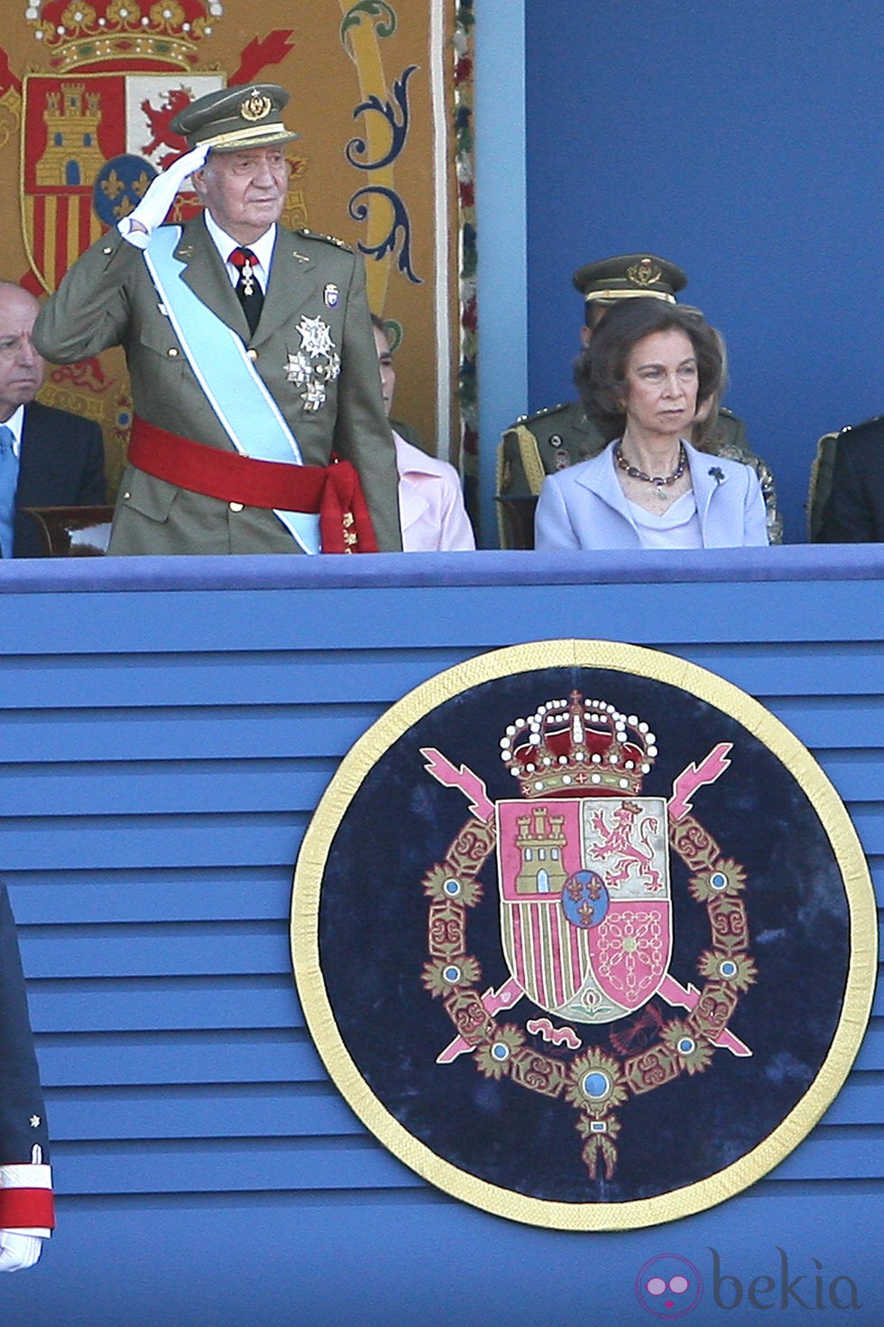 La Reina Sofía y el Rey Juan Carlos presiden el Día de la Hispanidad