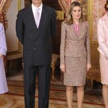 Los Príncipes de Asturias en el Palacio Real el Día de la Hispanidad