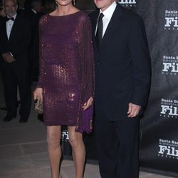 Catherine Zeta Jones y Michel Douglas en el Festival de Santa Bárbara