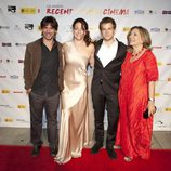 Achero Mañas, Nora Navas, Álvaro Cervantes e Isona Passola en la inauguración de la Muestra de Cine español de Los Ángeles