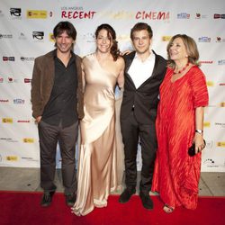 Achero Mañas, Nora Navas, Álvaro Cervantes e Isona Passola en la inauguración de la Muestra de Cine español de Los Ángeles