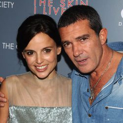 Elena Anaya y Antonio Banderas en la premiere de 'La piel que habito' en Nueva York
