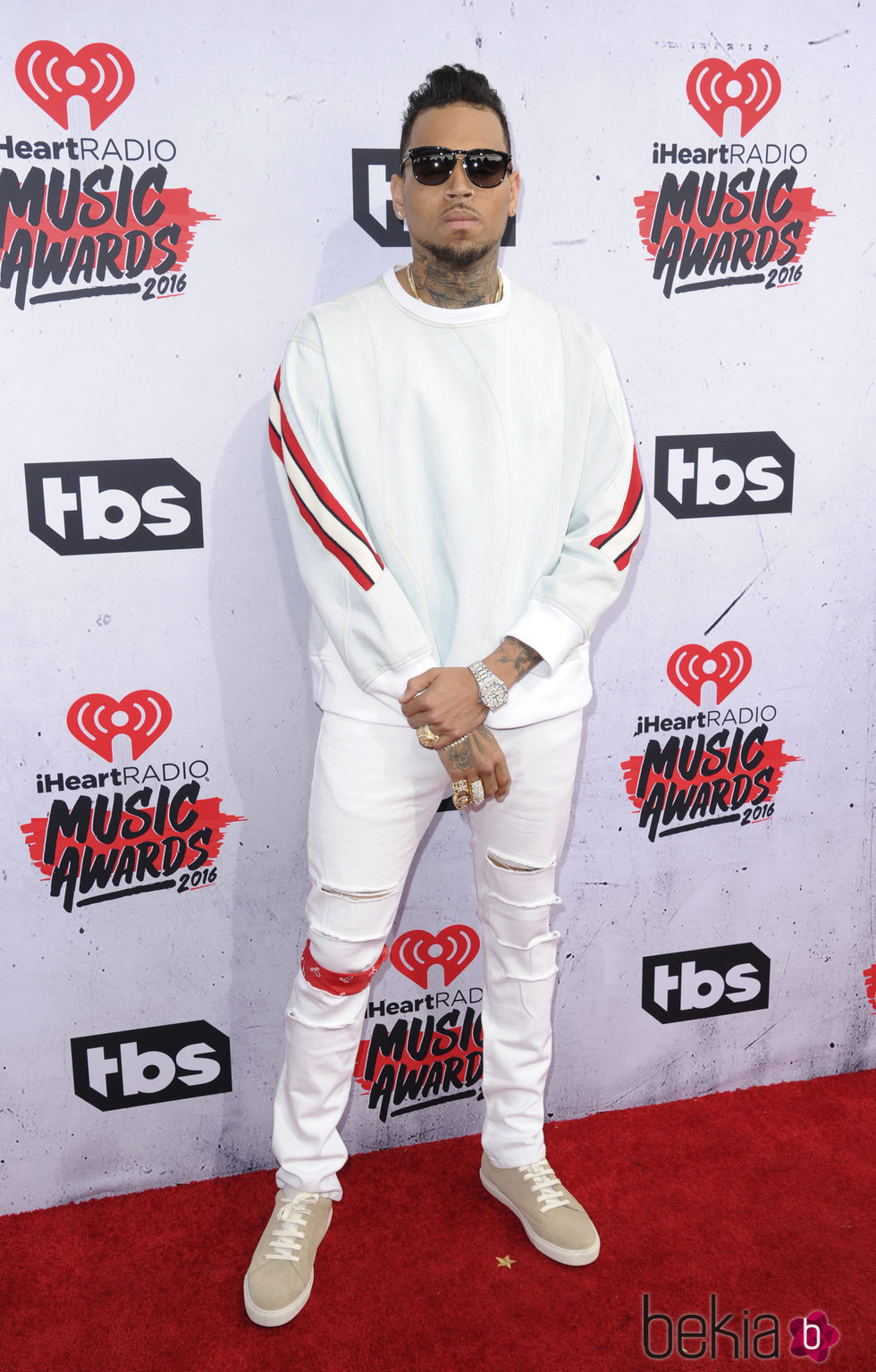 Chris Brown en los Premios iHeartRadio Music 2016