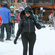 Khloe Kardashian durante su jornada de esquí