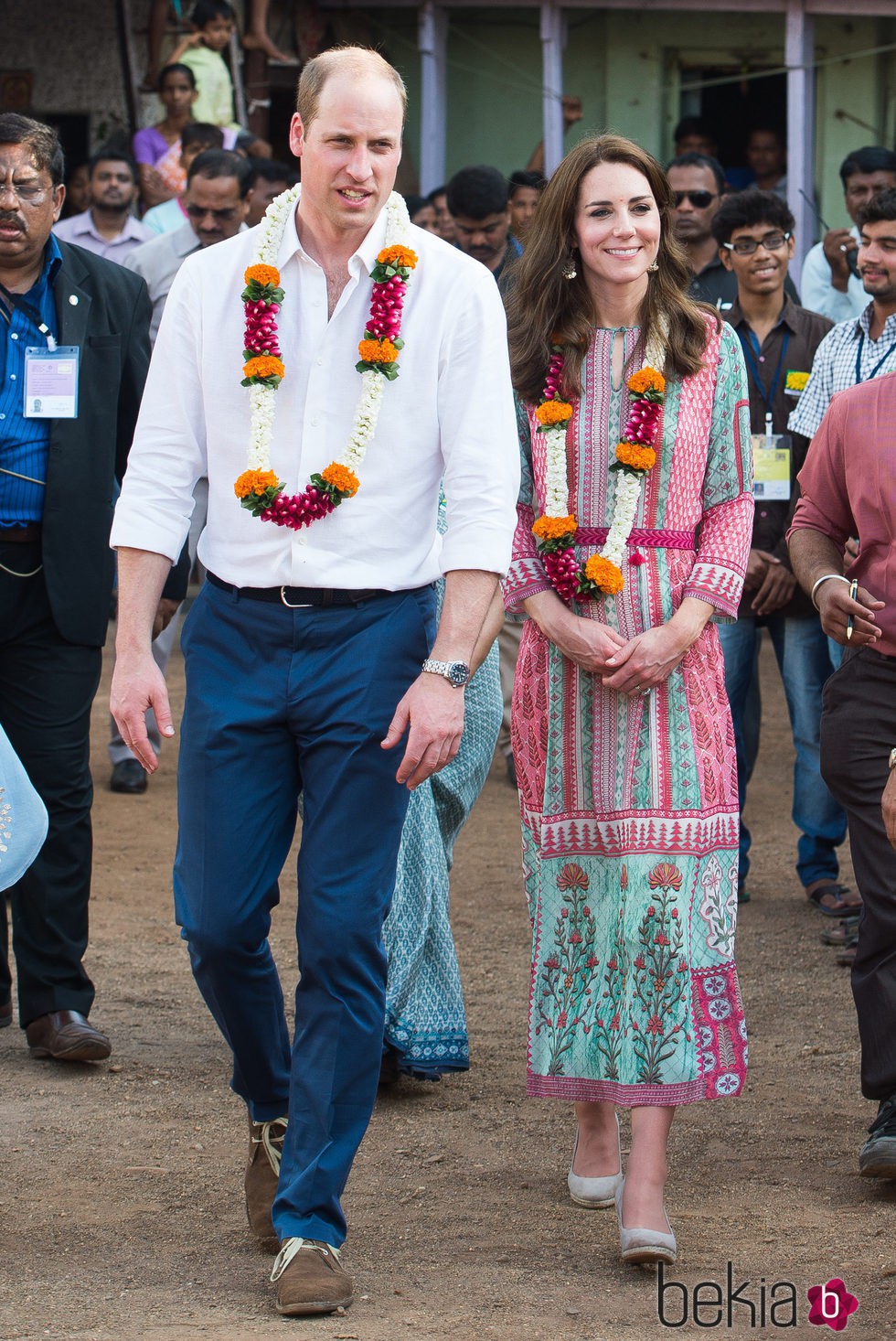 Duques de Cambridge de paseo por Bombay en su viaje a la India