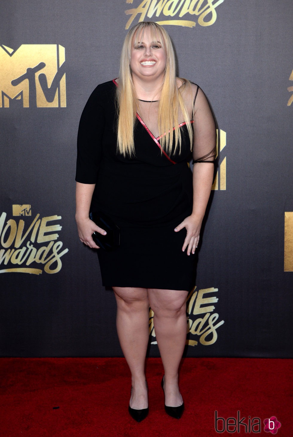 Rebel Wilson en la alfombra roja de los MTV Movie Awards 2016