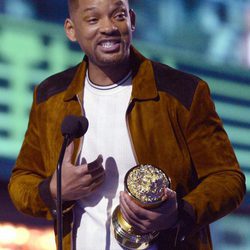 Will Smith recogiendo su Premio MTV Movie Awards 2016