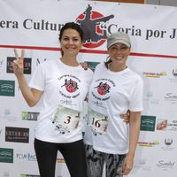 María José Suárez y Raquel Rodríguez en una carrera solidaria en Coria del Río