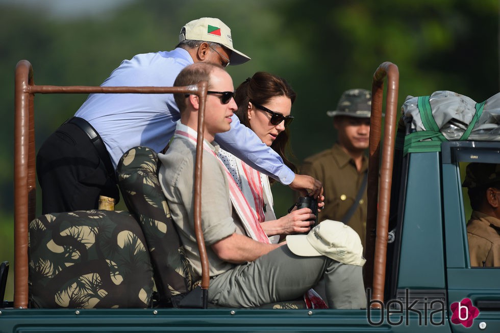 Los Duques de Cambridge visitan el Parque Nacional de Kaziranga en su viaje a la India