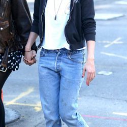 Kristen Stewart con nuevo color de pelo rubio platino