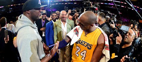Lamar Odom en el último partido de Kobe Bryant en los Lakers
