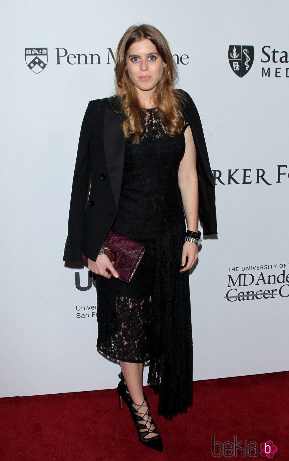 La Princesa Beatriz de York en la gala benéfica de la Fundación Parker en Los Ángeles