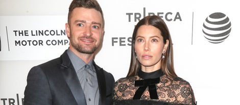 Justin Timberlake y Jessica Biel en el estreno de la película en la que colaboran en Nueva York