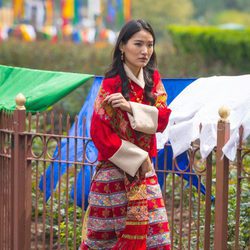 La Reina de Bhutan durante la visita oficial de los Duques de Cambridge a su país