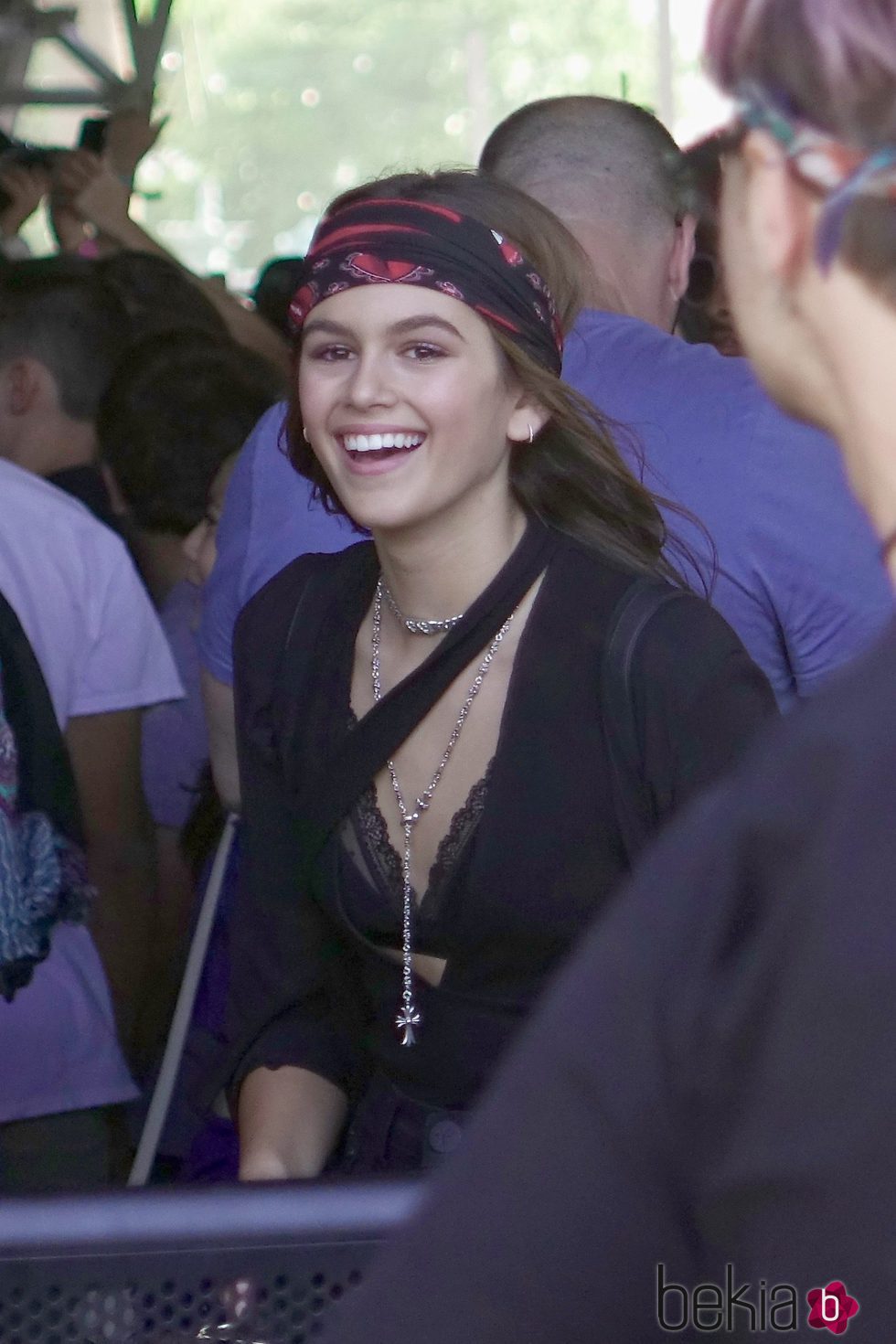 Kaia Gerber en el festival de Coachella 2016