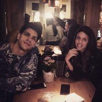 Laura Matamoros disfruta de una cena con su hermano Diego en Madrid