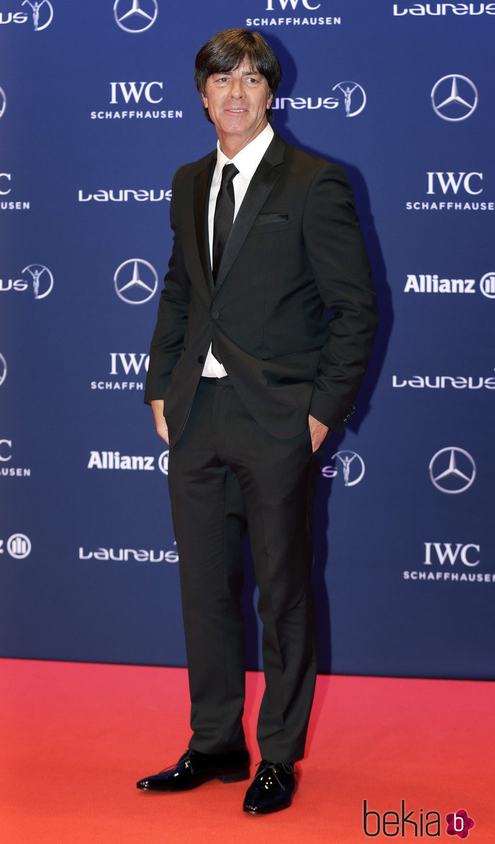 Joachim Loew en los Premios Laureus 2016 en Berlín
