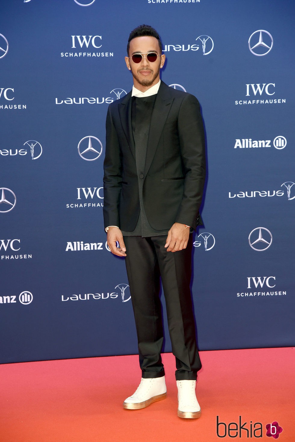 Lewis Hamilton en los Premios Laureus 2016 en Berlín
