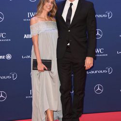 Jens Lehmann and Conny Lehmann en los Premios Laureus 2016 en Berlín