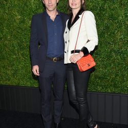Alessandro Nivola y Emily Mortimer en la cena de Chanel en el Festival de Tribeca 2016 en Nueva York