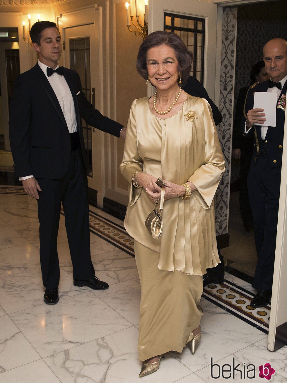 La Reina Sofía en la gala por el centenario de la British-Spanish Society en Londres