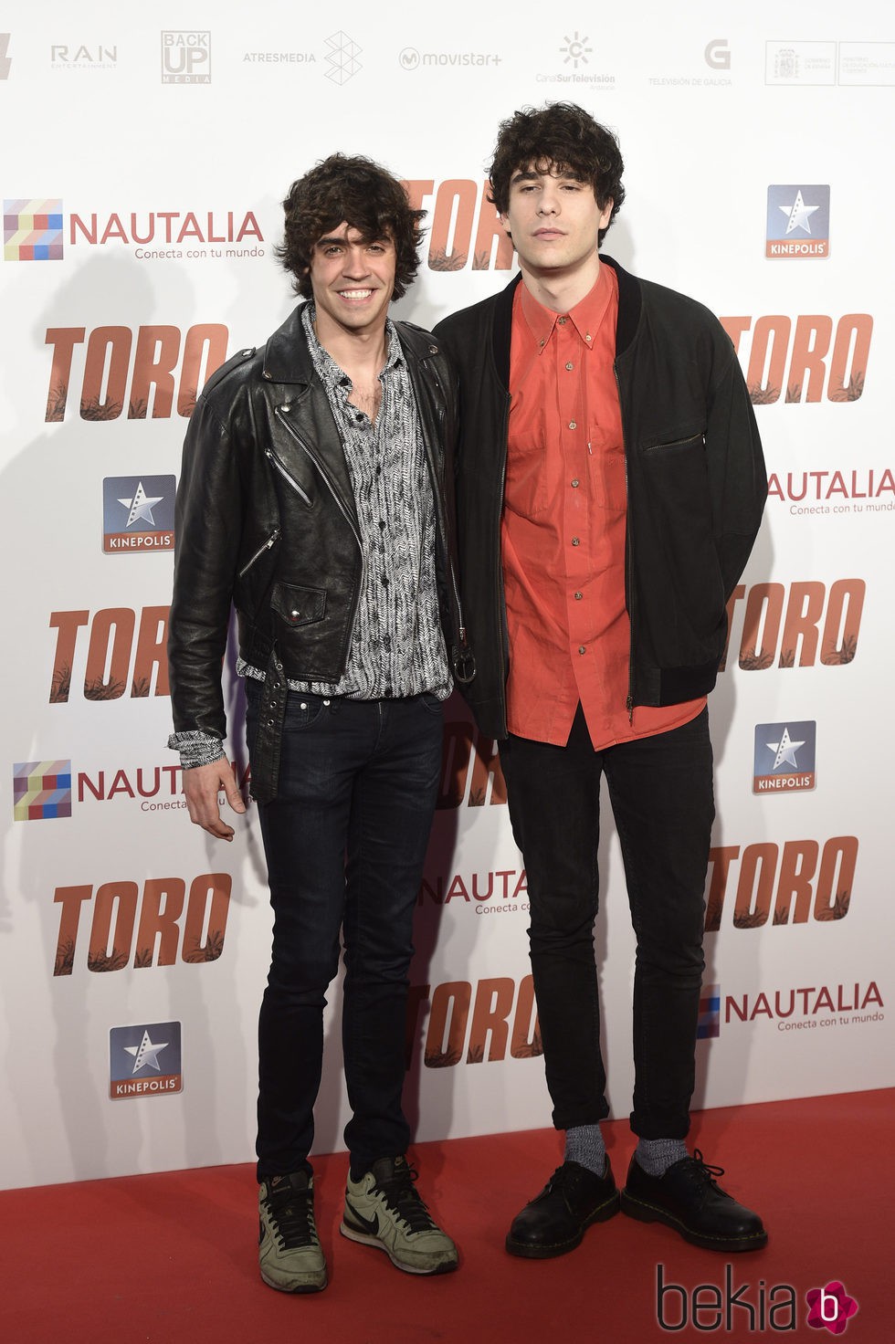 Javier Calvo y Javier Ambrossi en la premiere de 'Toro' en Madrid