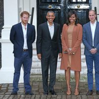Los Obama con los Duques de Cambridge y el Príncipe Harry en Londres