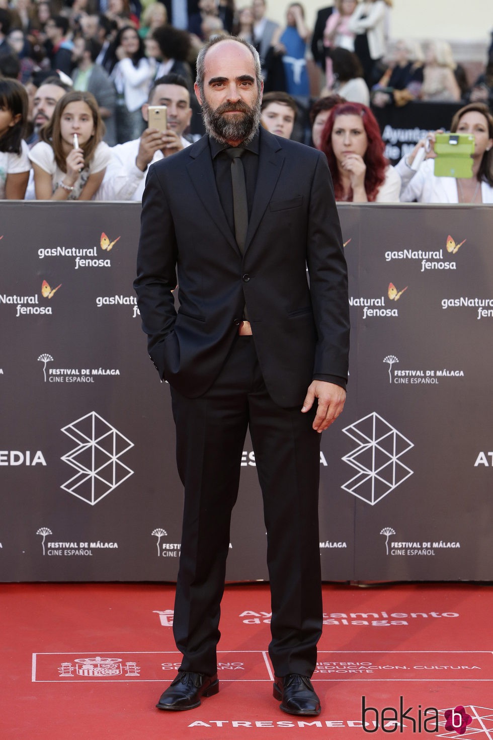 Luis Tosar en la gala de inauguración del Festival de Cine de Málaga 2016
