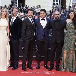 El reparto de 'Toro' en la gala de inauguración del Festival de Cine de Málaga 2016
