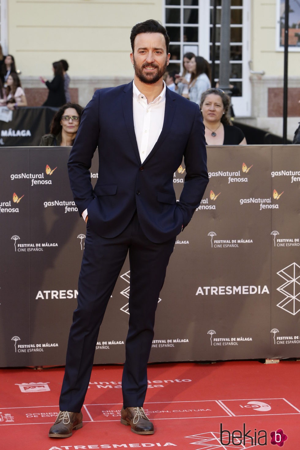 Pablo Puyol en la entrega del Premio Málaga Sur en el Festival de Málaga 2016