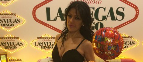 Maite Galdeano celebra su cumpleaños en el bingo