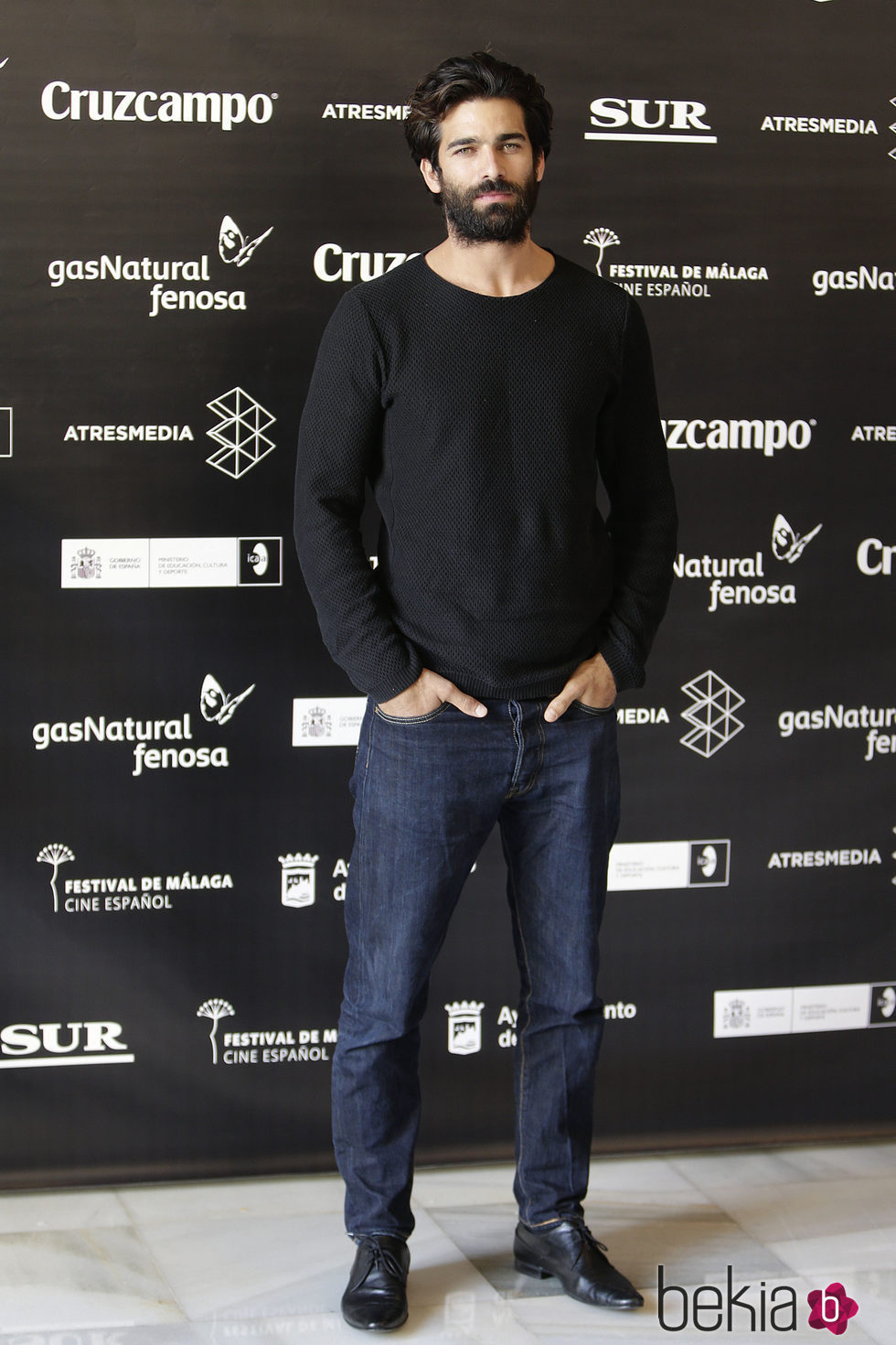 Rubén Cortada en la presentación de la película 'El Signo de Caronte' en el Festival de Málaga 2016