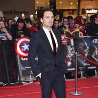 Sebastian Stan en la premiere de la película 'Capitán América: Civil War' en Londres