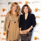 Elena Tablada y su hermana Vivian en los Premios Naranja y Limón 2016