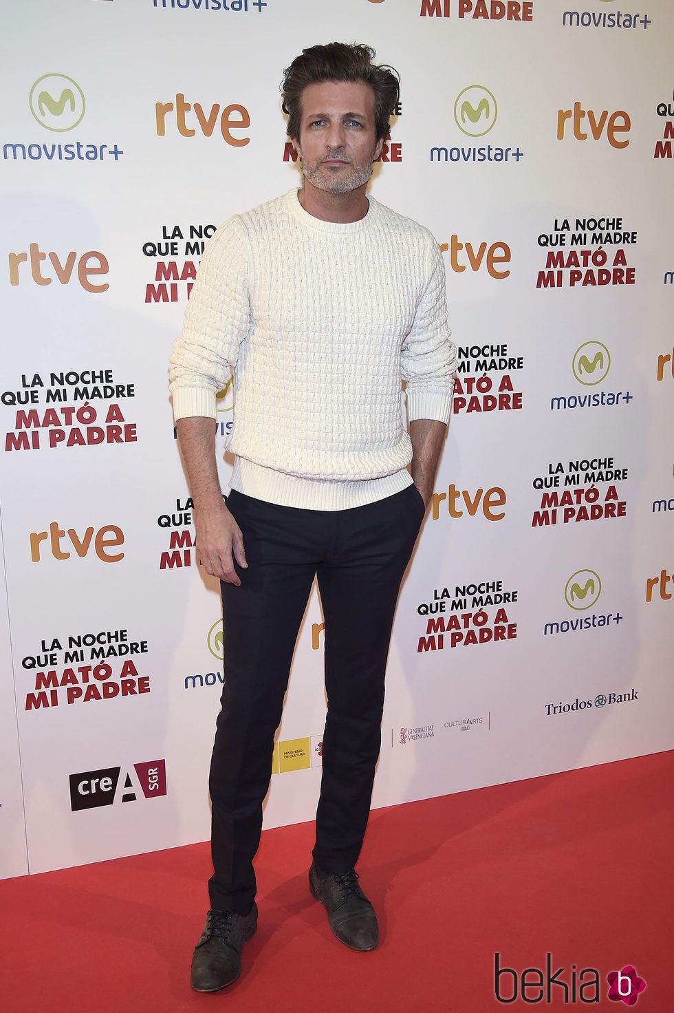 Jesús Olmedo en la premiere de la película 'La noche que mi madre mató a mi padre' en Madrid
