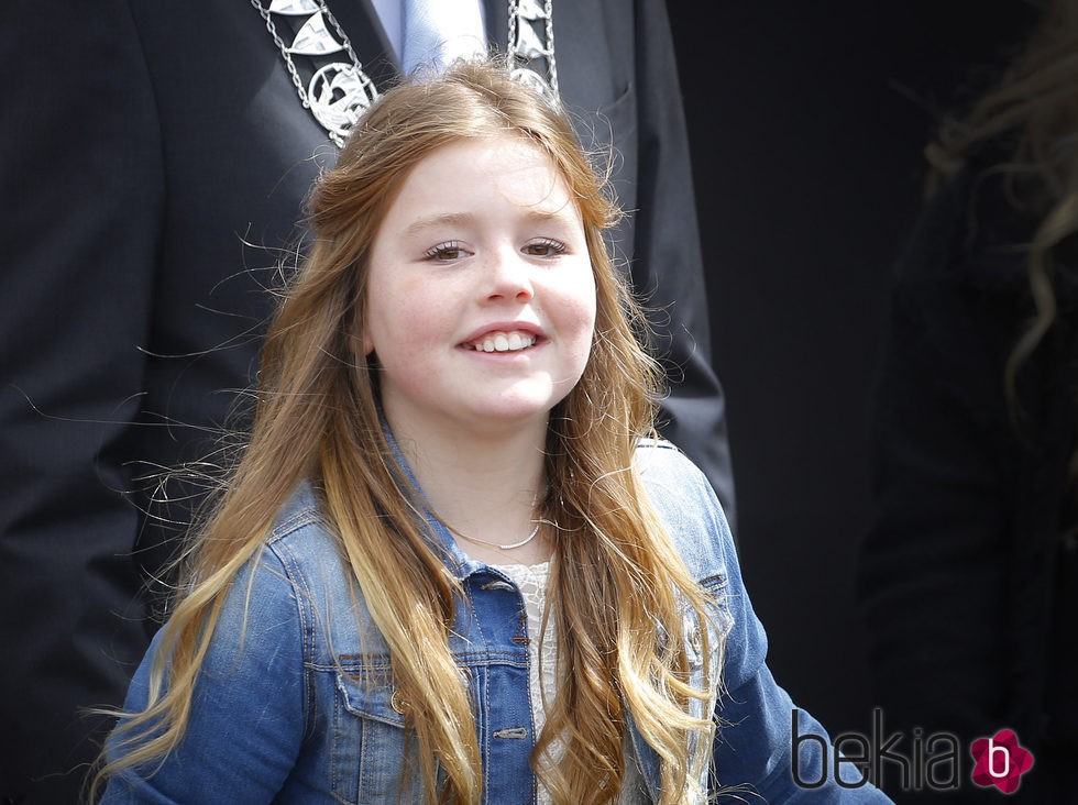 La Princesa Alexia sonriente en el Día del Rey 2016