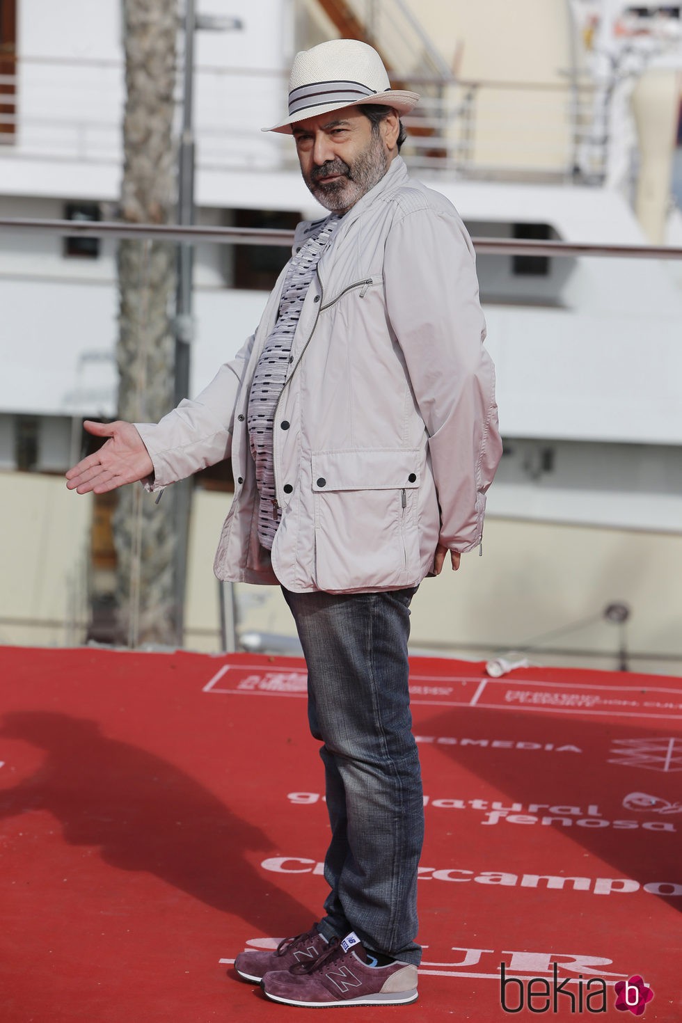 Manuel Morón en la presentación de 'Cerca de tu mano' en el Festival de Málaga 2016