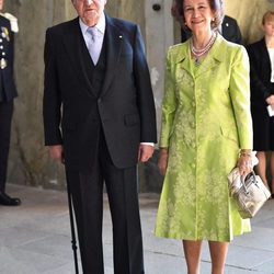 Don Juan Carlos Y doña Sofía en el Te Deum del 70 cumpleaños de Gustavo de Suecia