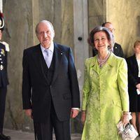 Don Juan Carlos Y doña Sofía en el Te Deum del 70 cumpleaños de Gustavo de Suecia