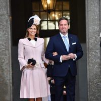 Princesa Magdalena de Suecia y Chris O'Neill en el 70 cumpleaños del Rey Gustavo de Suecia