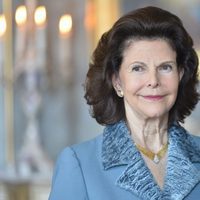 La Reina Silvia de Suecia en el 70 cumpleaños de Gustavo de Suecia