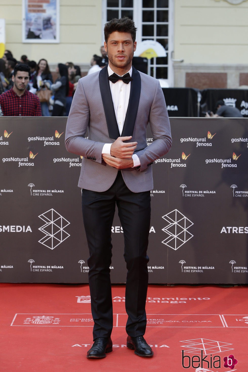 José Lamuño en la alfombra roja del Festival de Málaga de 2016