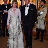 Denise y Stefan Persson en la cena de gala en el 70 cumpleaños del Rey Gustavo de Suecia
