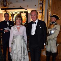 Denise y Stefan Persson en la cena de gala en el 70 cumpleaños del Rey Gustavo de Suecia
