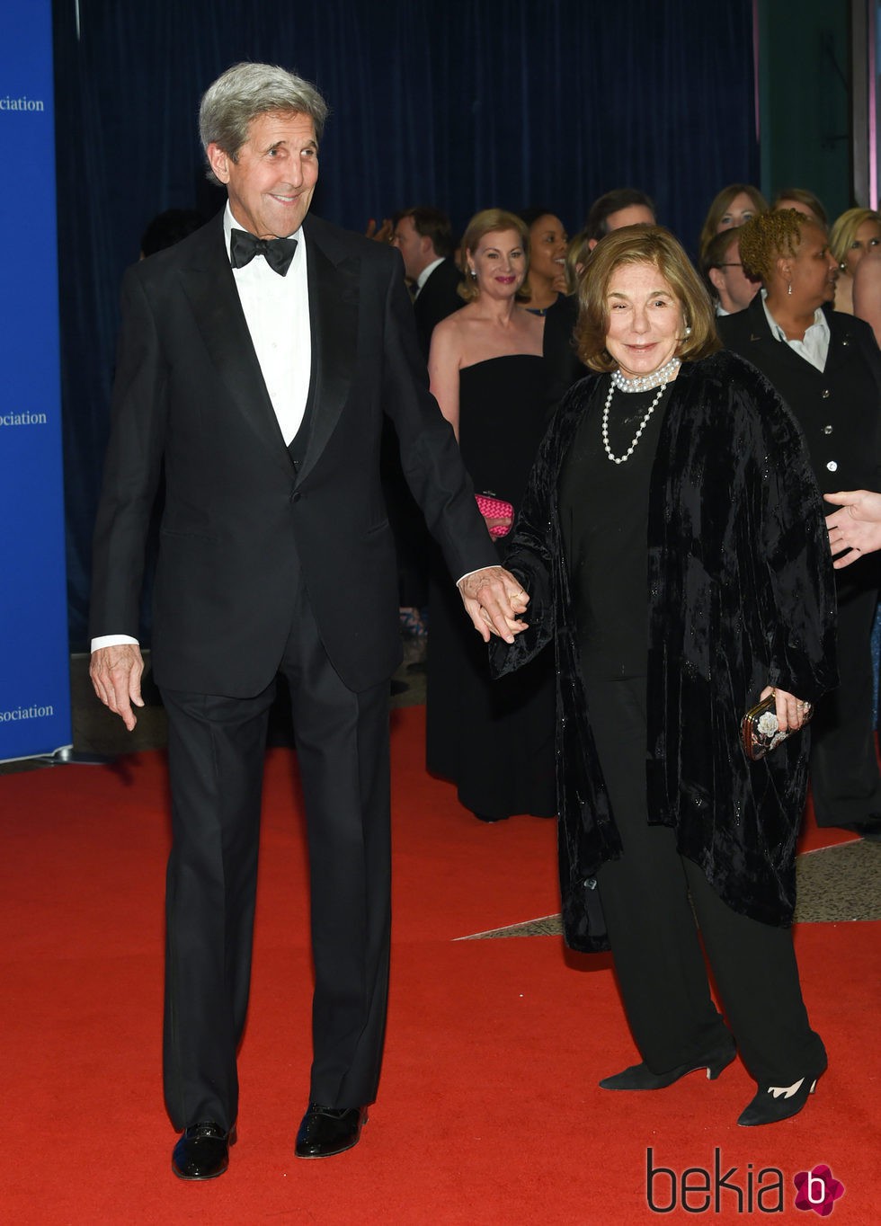 John Kerry y Teresa Heinz en la Fiesta de Corresponsales 2016 en la Casa Blanca
