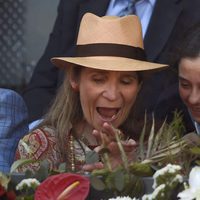 La Infanta Elena y Victoria de Marichalar, asombradas en el Madrid Open 2016