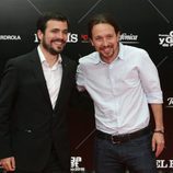 Alberto Garzón y Pablo Iglesias en los Premios Ortega y Gasset 2016