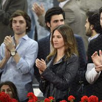 Helen Lindes y Rudy Fernández en el Madrid Open 2016