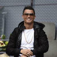 Cristiano Ronaldo en el torneo de tenis Madrid Open 2016
